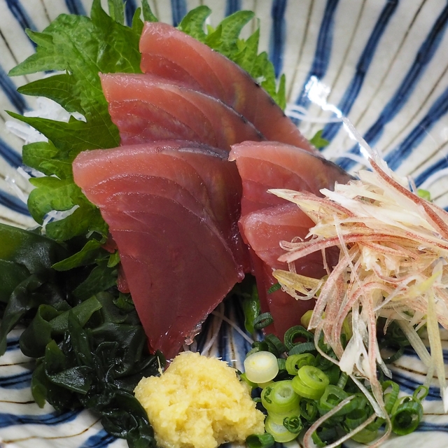 鹿児島産！初かつおのお造り